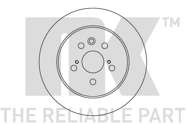 NF PARTS Jarrulevy 204558NF